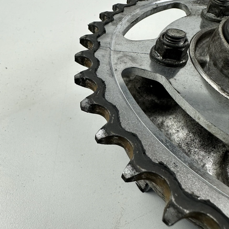 Suzuki GS500 2010 Rear wheel chain sprocket 64611-01D00 - image 3 of 4