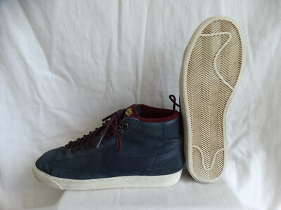 Nike Blazer Mid Premium Suede Sneaker blau-weinrot EU 44 US 10