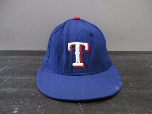 Texas Rangers Hat Cap Fitted Mens 7 3/4 