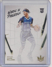 2021-22 Panini Court Kings Works In Progress Ziaire Williams RC