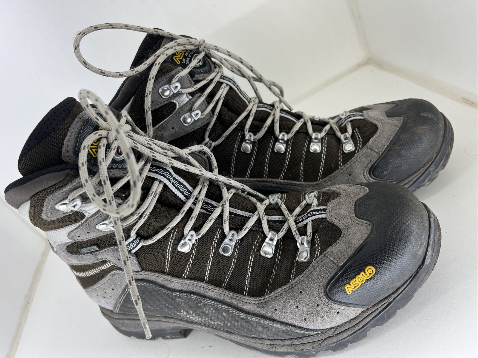 B23 Asolo Drifter Hiking Boots Mens Size 11 Brown Leather Backpacking