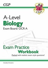 New A-Level Biology for 2018: OCR A Year 1 & 2 Exam Practice Workbook - include