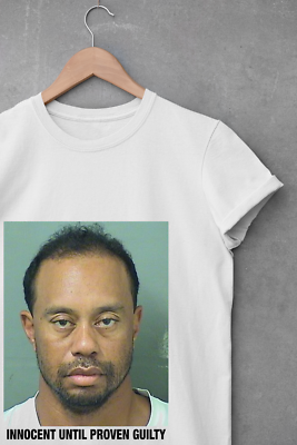 tiger woods mugshot t shirt