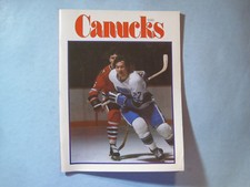 1976/77 VANCOUVER CANUCKS CHICAGO BLACK HAWKS PROGRAM HAROLD SNEPSTS STAN MIKITA