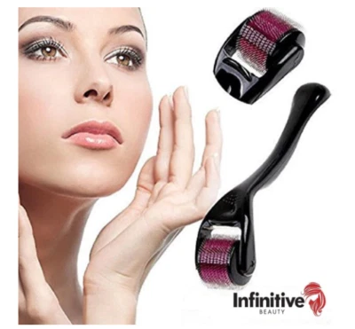 New Titanium Microneedle 540 Needle Roller Acne Skin Hair Loss Wrinkles Derma MM