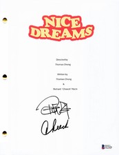 CHEECH & CHONG SIGNED AUTOGRAPH NICE DREAMS FULL SCRIPT BECKETT BAS