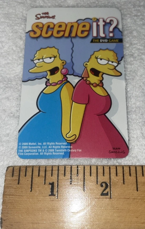The Simpsons Scene It 4 Reference Cards Replacement 2009 Parts Pieces Screenlife - Image 2 of 3