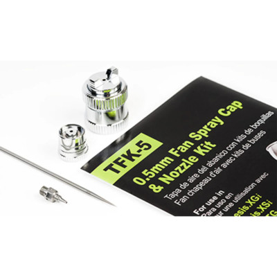 Grex Airbrush 0.5mm Fan Spray Cap & Nozzle Kit, Part TFK-5