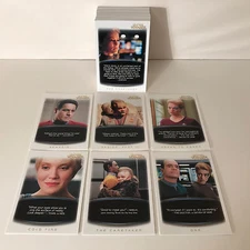STAR TREK: THE QUOTABLE VOYAGER (Rittenhouse/2012) Complete Card Set JERI RYAN