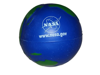 Nasa World Globe Atlas Squeeze Ball 2 3/4'' New