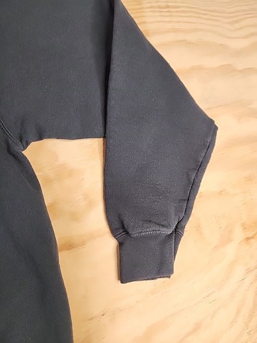Market Street Logo Black Cotton Sweatshirt Long Sleeve Mens Medium - Picture 5 of 9
