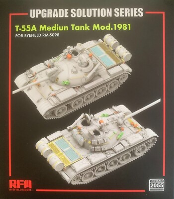 RYEFIELD MODEL RFM RM-2055 1/35 Upgrade Set for T-55A Medium Tank Mod.1981
