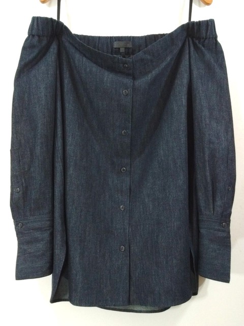 rag and bone off the shoulder top