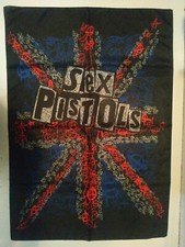 Vintage SEX PISTOLS   Unused  2006 TEXTILE POSTER FLAG  punk