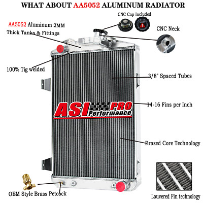 3 Row Radiator For 1930 Chevrolet Chevy Car Chevy V8 Conversion Truck US