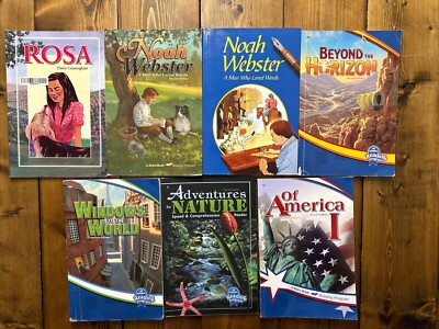 Lot Of 7 A Beka Reading Program 5th Grade Paperback Books Homeschool Christian