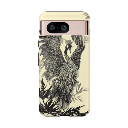 Red Crowned Crane Bird Phone Case for iPhone, Samsung Galaxy, Pixel - 第 166/175 張圖片