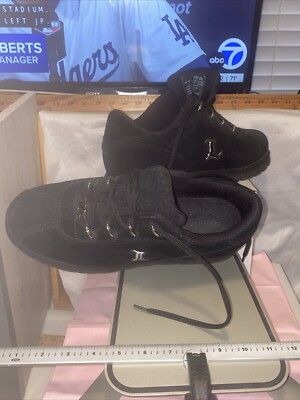 Lugz Mens Size 9.5 43 Eur Black Dress Tennis Shoe MZRGS-070 