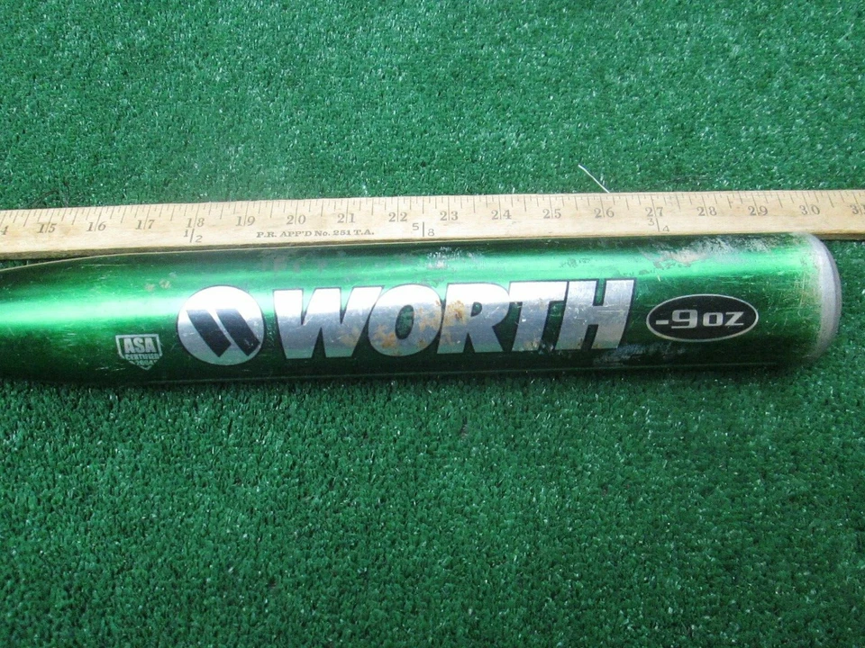 Bate de lanzamiento rápido de softbol digno de Michelle Smith -9 SWBTB 2 1/4" BPF 1,20 original Empuñadura Foto 2 de 4