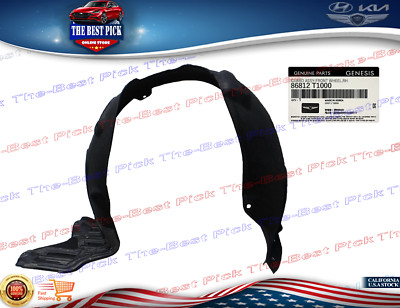  GENUINE  FRONT Fender Liner RIGHT For 2021-2024 Genesis G80 86812T1000