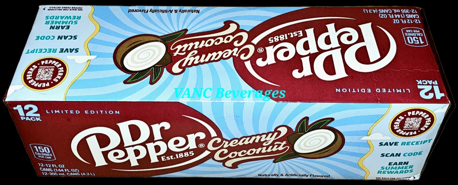 DR PEPPER CREAMY COCONUT SODA