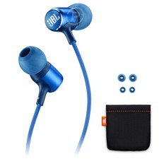 Genuine JBL LIVE 100 In-ear Headphones Signature Sound Hands-free Headsets Blue