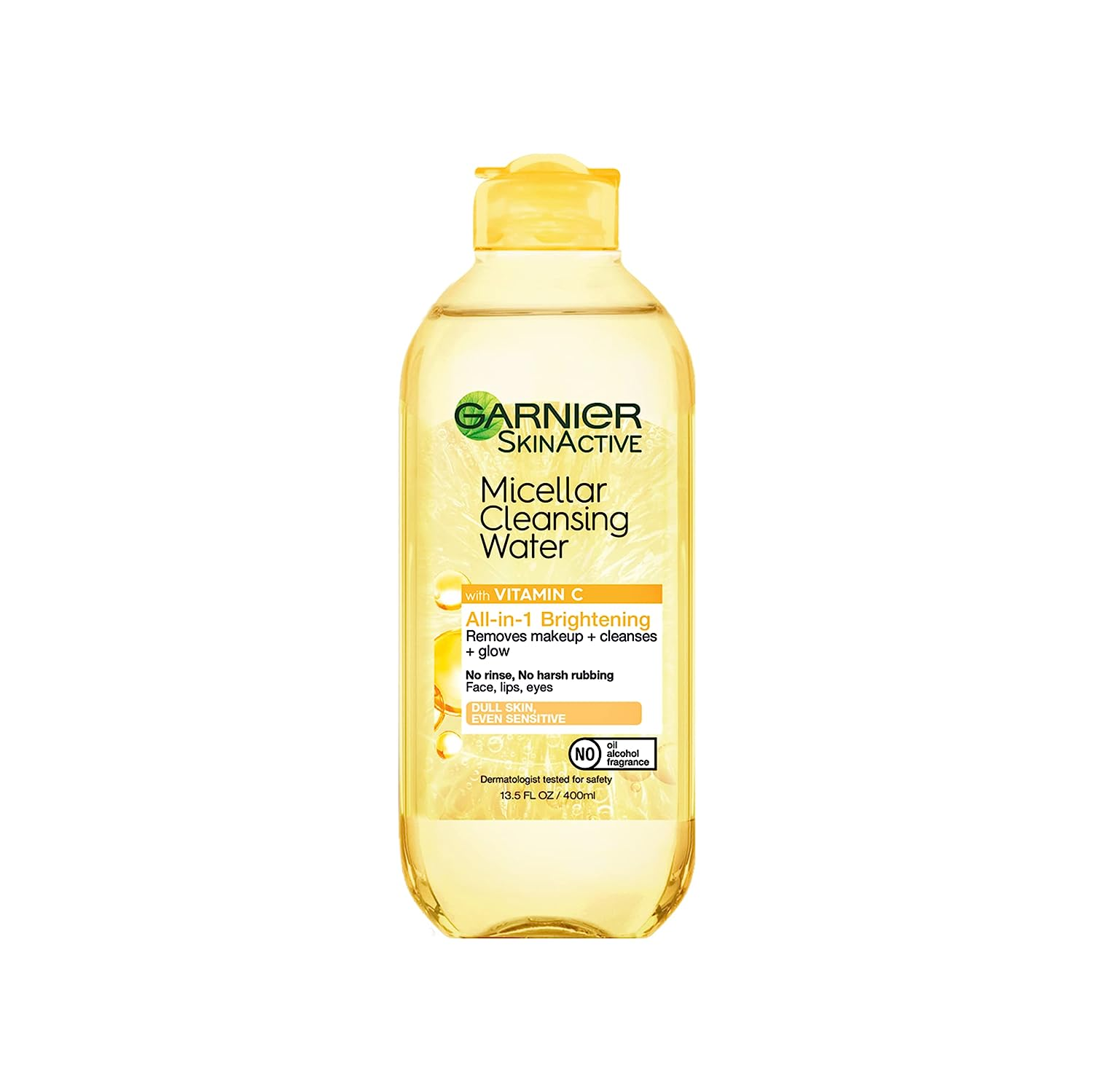 Micellar Water with Vitamin C, Facial Cleanser & Makeup Remover, Brightening & H-image