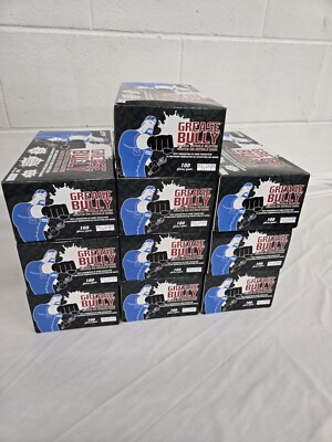 Black Nitrile Gloves Grease Bully 10 Boxes/1000ct Large