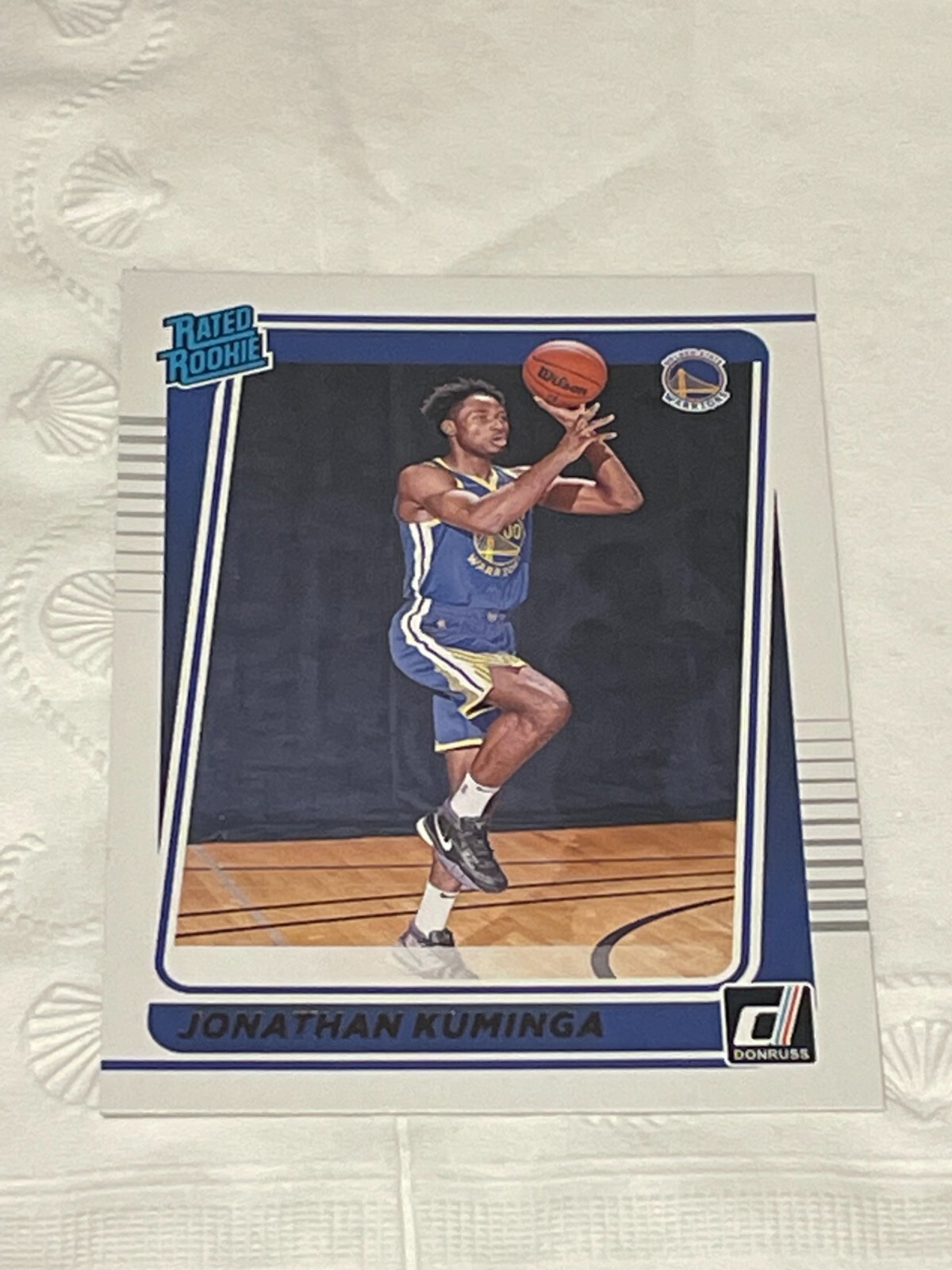 2021-22 Panini Donruss Rated Rookie Jonathan Kuminga RC #240 Warriors