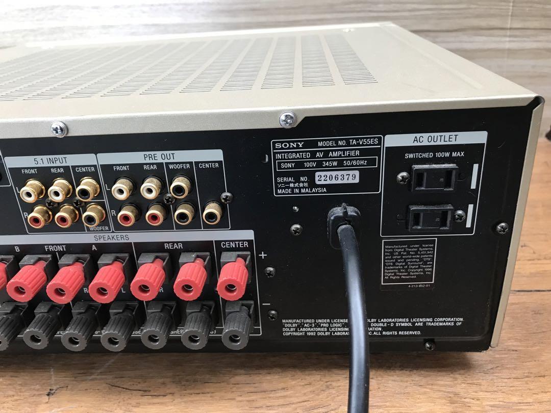 SONY AVアンプ TA-V55ES ソニー SONY TA-V55ESの仕様 ソニー