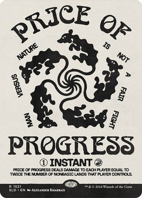 Price of Progress Secret Lair Drop Series MTG LP card