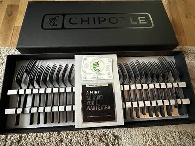 Chipotle Extra Forks Collection - Limited Edition - Brand New