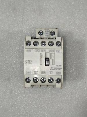 MITSUBISHI ELECTRIC S-T12 MAGNETIC CONTACTOR COIL VOLTAGE 200-240VAC FREE FAST