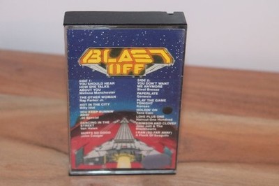 KTEL 1982 BLAST OFF cassette Billy Idol Van HAlen John Cougar Genesis Joan Jett