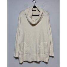 Cyrus Quiet Luxury Cowl Neck Tunic Sweater Size 3X Capsule Minimalist Scandi