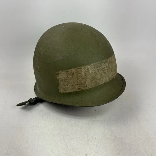 US Military M1 Helmet And Liner Chin Strap Steel Pot WW2 Vietnam Korean War