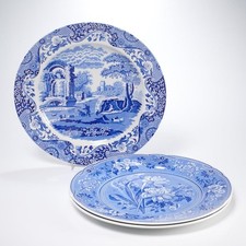 3 Spode England Blue Room Italian Collection Charger Service Plate 12"