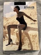 Wonderful Wolford MAYA NET Tights BLACK Small S