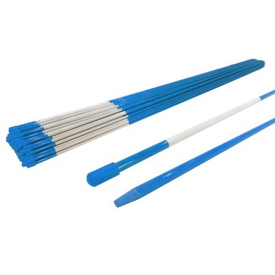 (Pack of 150) Driveway Markers 48 inches, 5/16 inch with Reflectors, Heavy Duty