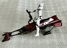 Star Wars episode 2 Clone Trooper Speeder Bike with Gun & Detachable Armour 2002