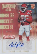 2016 KeiVarae Russell Contenders Championship Ticket  Auto RC /49 #188 (A7567)