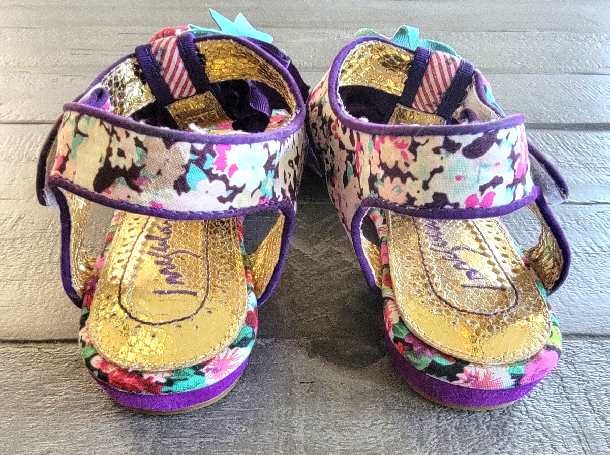 IRREGULAR CHOICE UNIQUE STRAP FLAT SANDAL SHOE ST… - image 5