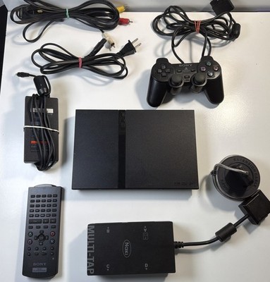 Sony PlayStation 2 PS2 Slim Console (SCPH-70012) w/ OEM AV & Power Supply Tested