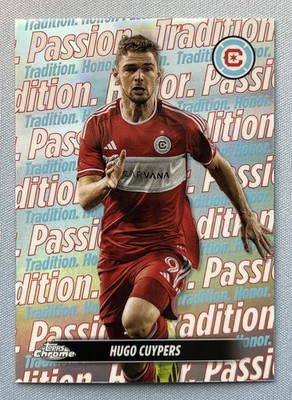 Hugo Cuypers 2024 Topps Chrome MLS Team Tags Chicago Fire #TT-6