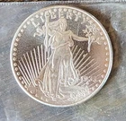 Saint Gauden 1oz .999 Silver Bullion Vintage Lady Liberty Indian Cent Back UNC