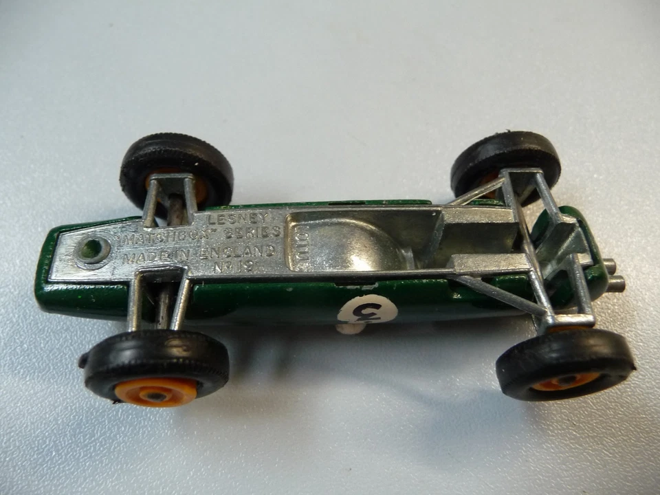 Matchbox No. 19, Lotus Rennwagen, 1965 Lesney England - Bild 4 von 4