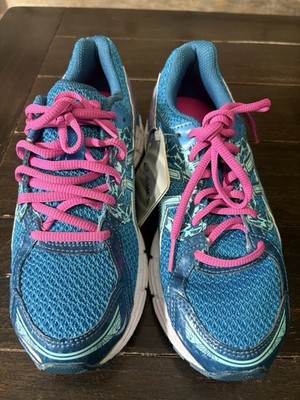 Asics Gel-Excite 3 Blue/Aqua/Pink Running Shoes Women Size 6 NWT