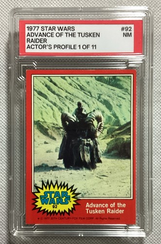 1977 Topps Star Wars #92 Advance of the Tusken Raider — PSA 7