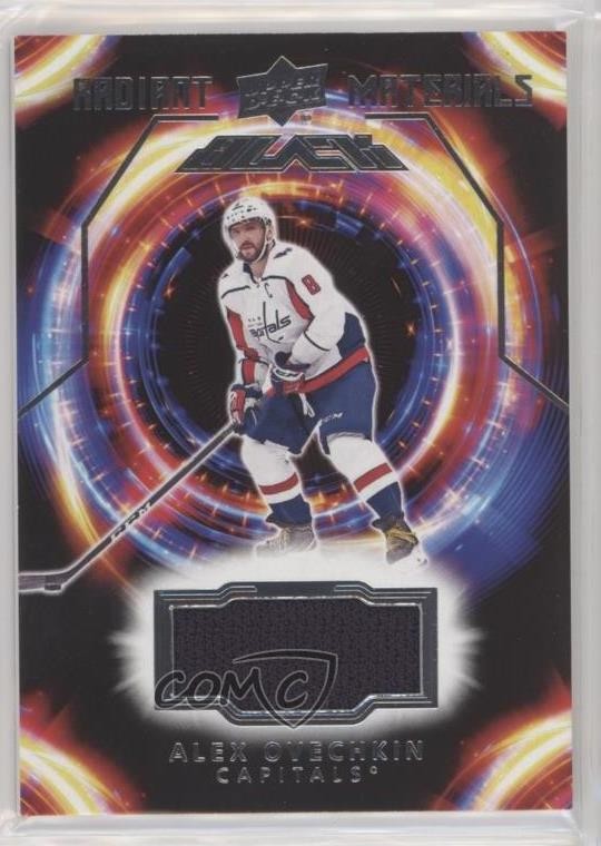 2018-19 SPx UD Black Radiant Materials Alex Ovechkin Alexander #RM-AO z3c