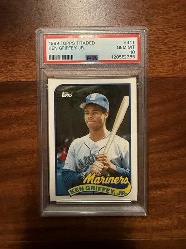 1989 Topps Traded - Ken Griffey Jr #41T (RC), PSA 10